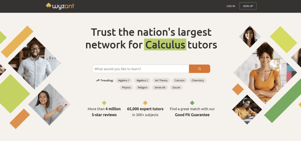 Kumon alternative #6: Wyzant