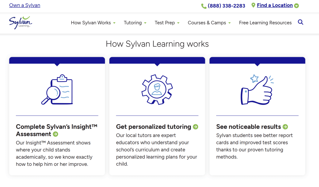 Kumon alternative #8: Sylvan Learning Center