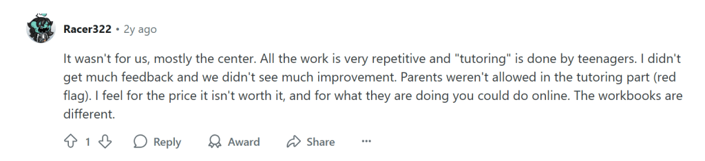 Reasons to choose Kumon alternatives