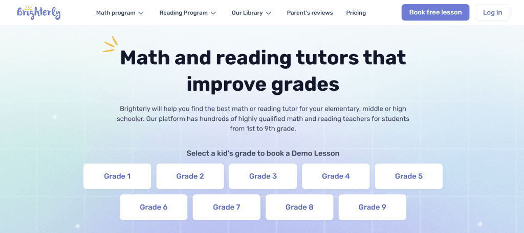 Brighterly online course platform for kids and teens