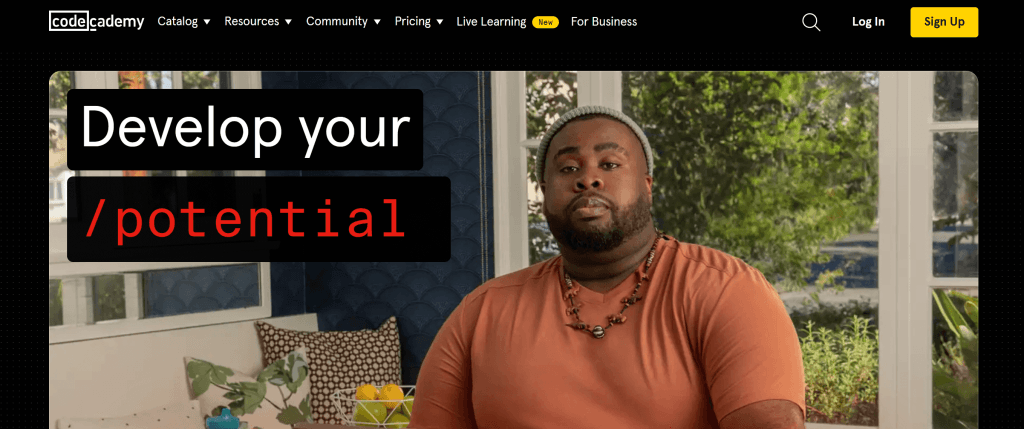 Codecademy online course platform