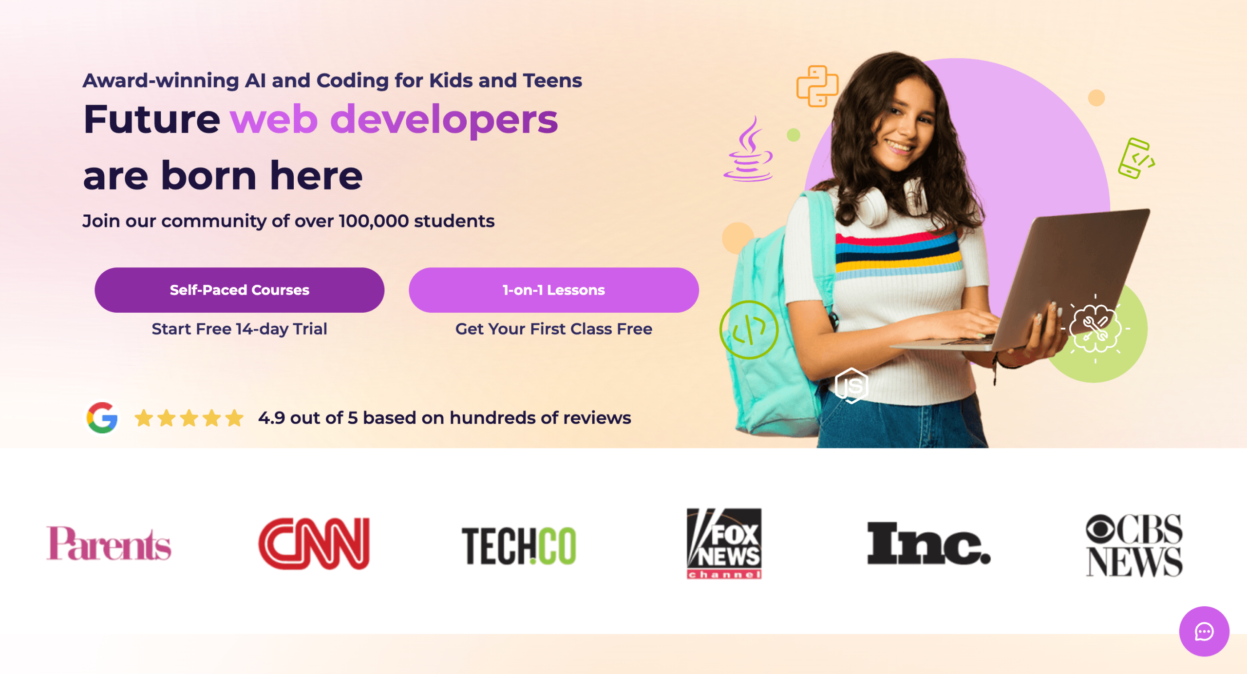 CodaKid Platform for Online Classes