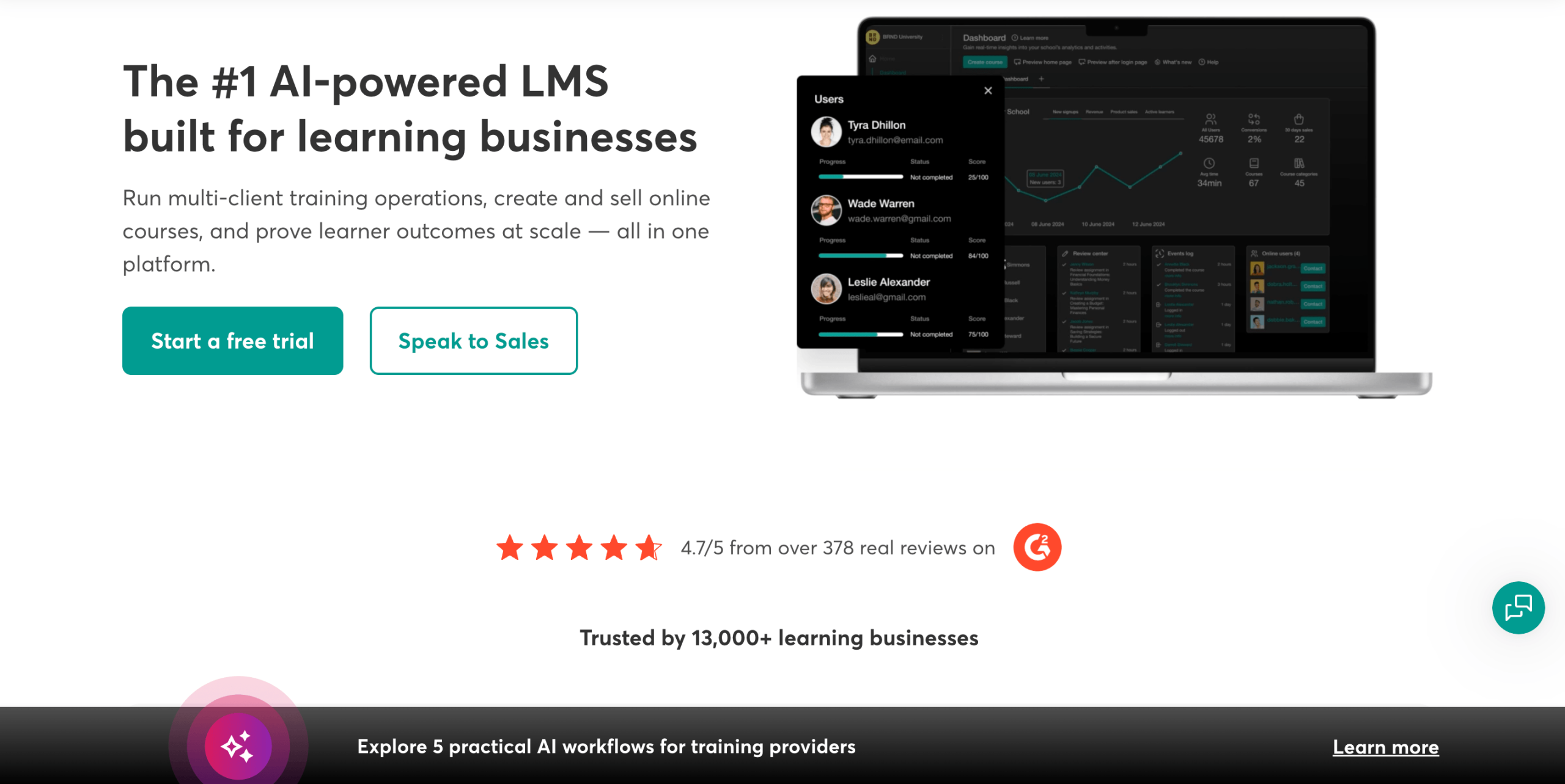LearnWorlds Online Course Builder