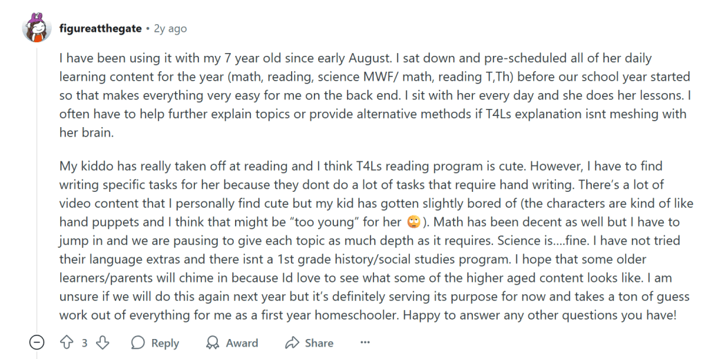 Roadschooling with Time4Learning school