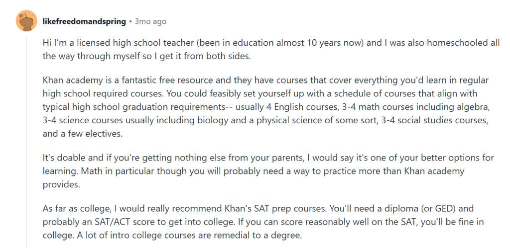 Roadschooling with Khan Academy school