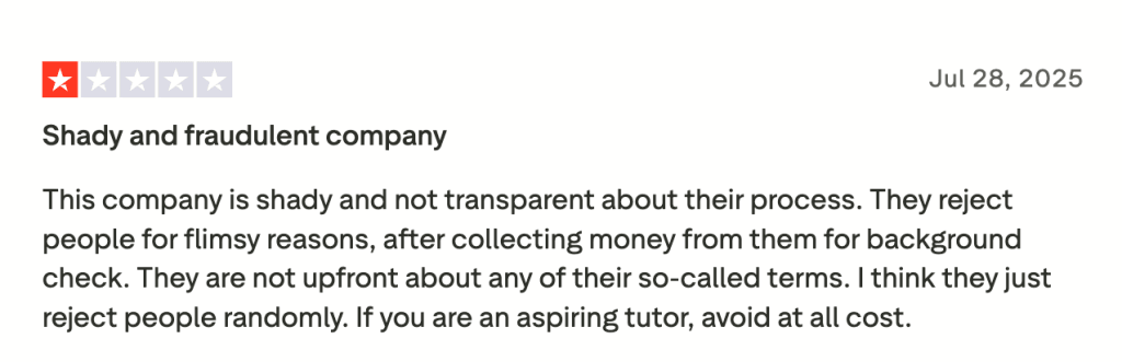 Varsity Tutors alternatives Reddit & Trustpilot reviews