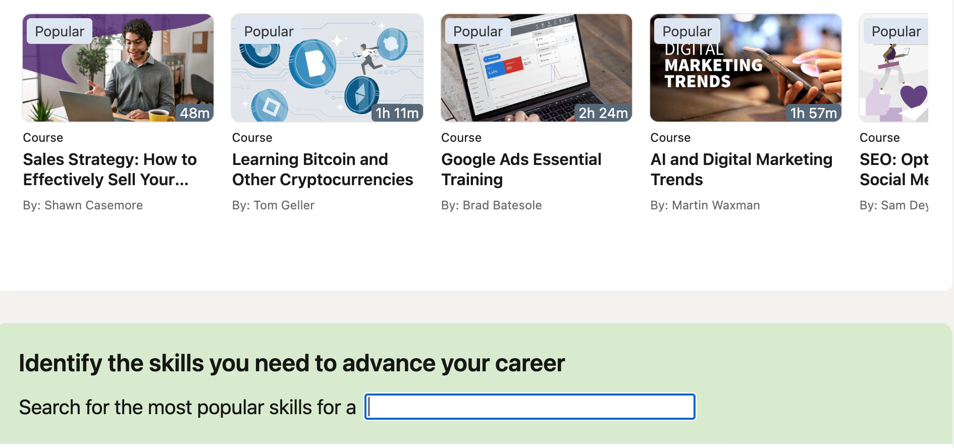 11. LinkedIn Learning — Best For Professional Development