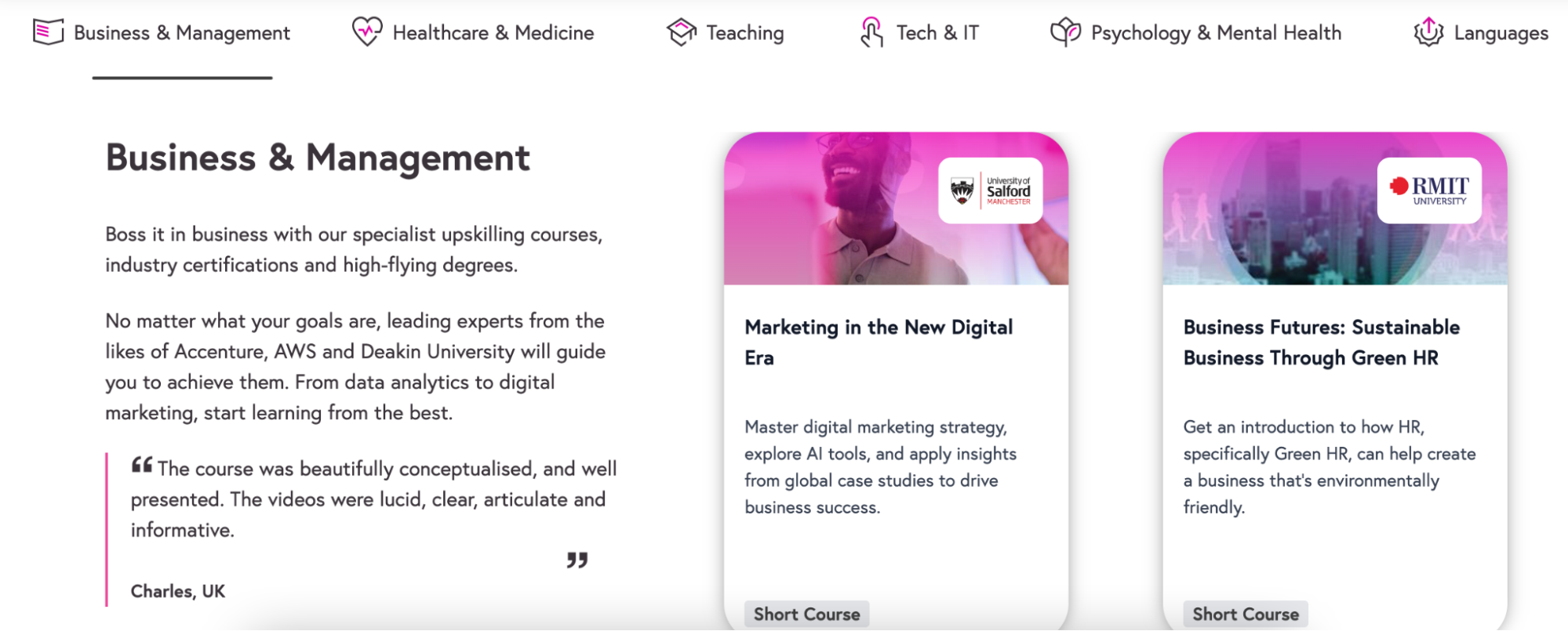 FutureLearn – Best for Short Online Courses and MicroDegrees