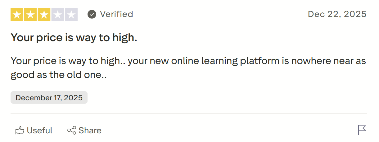 Varsity Tutors reviews from parents