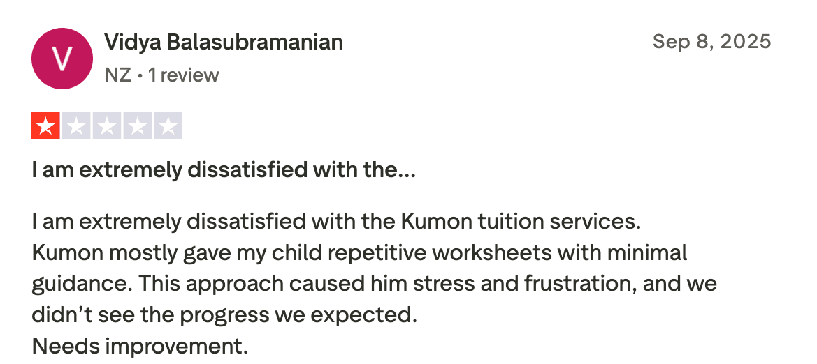 Kumon reviews