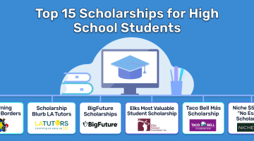 Top 15 Scholarships for High School Students 2026