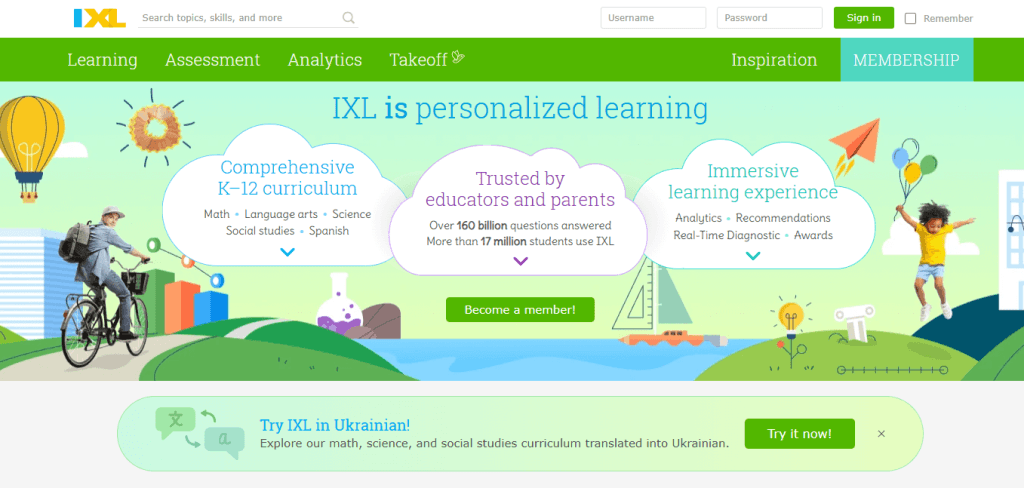 What is the IXL Learning system