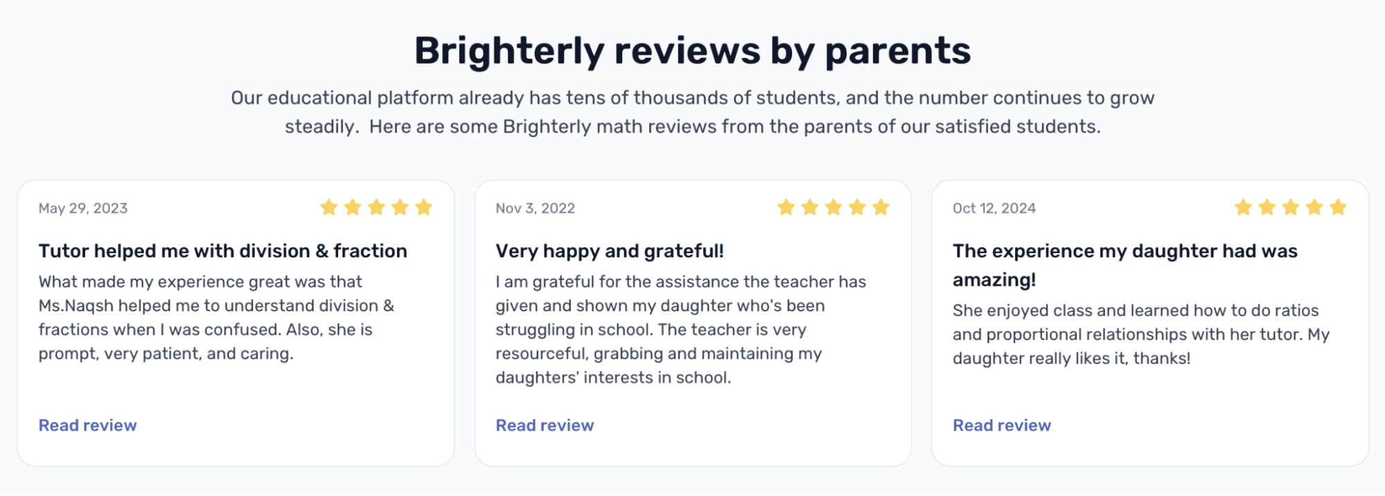 Highly qualified, vetted tutors