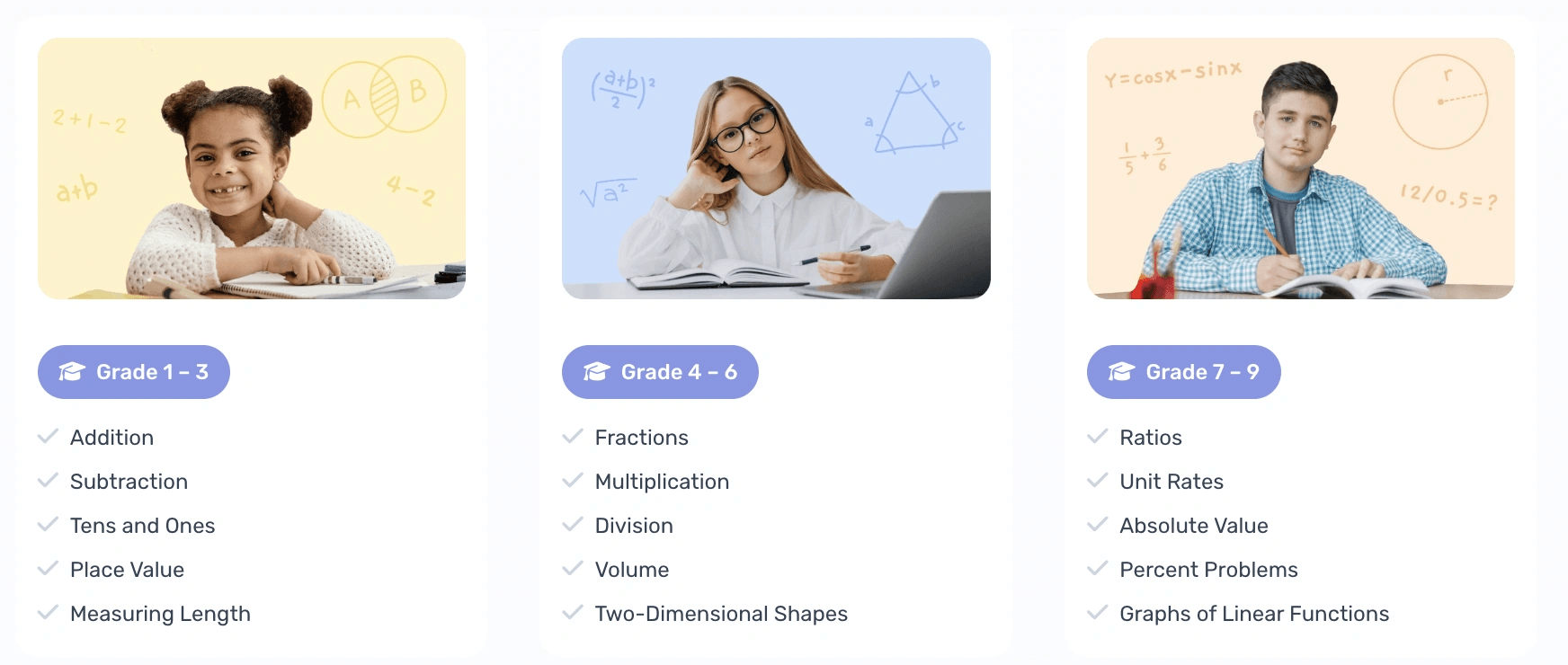 Comprehensive math and reading program