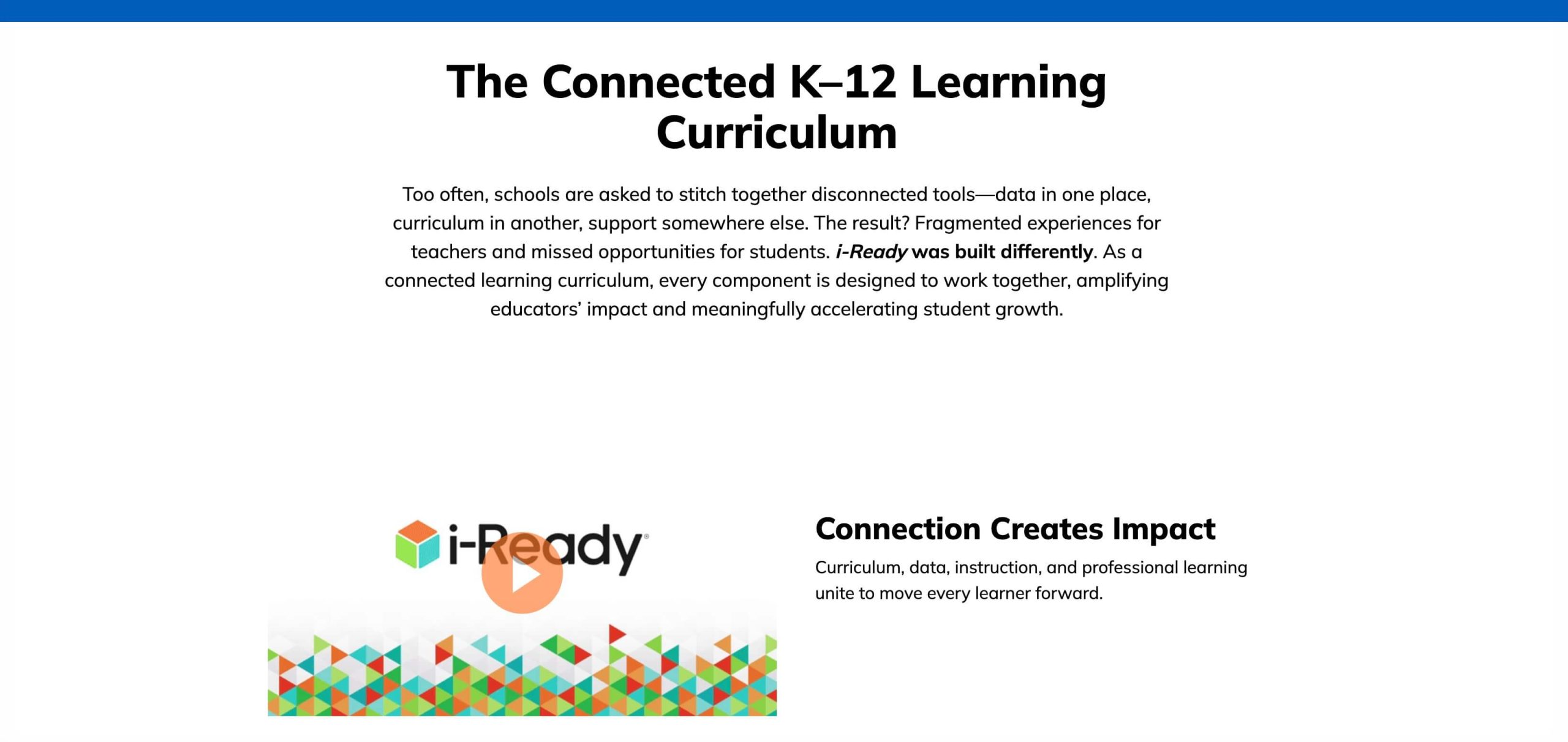 iReady Key Features