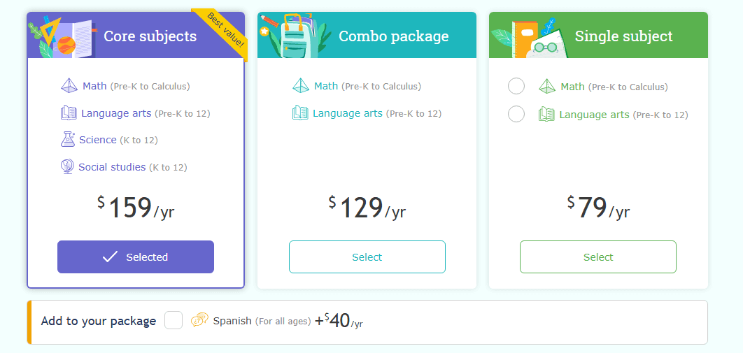 How much is an IXL subscription?