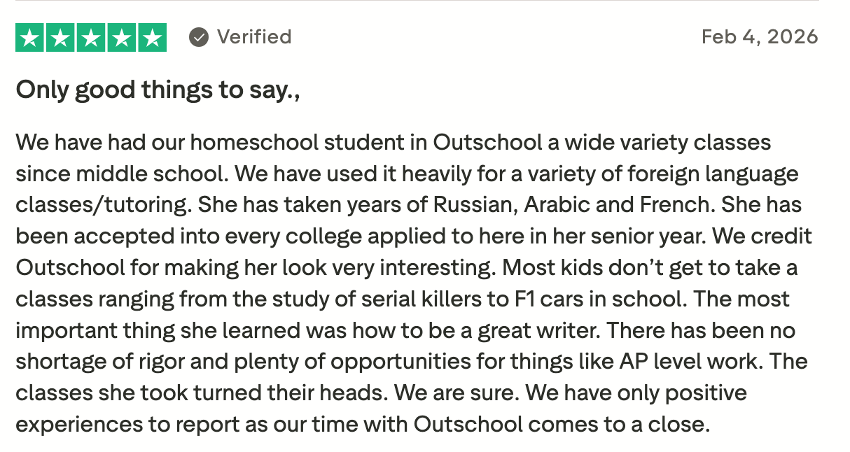 Why parents like Outschool