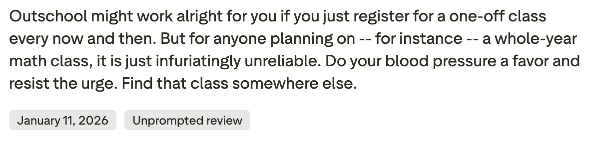 Why parents look for Outschool alternatives