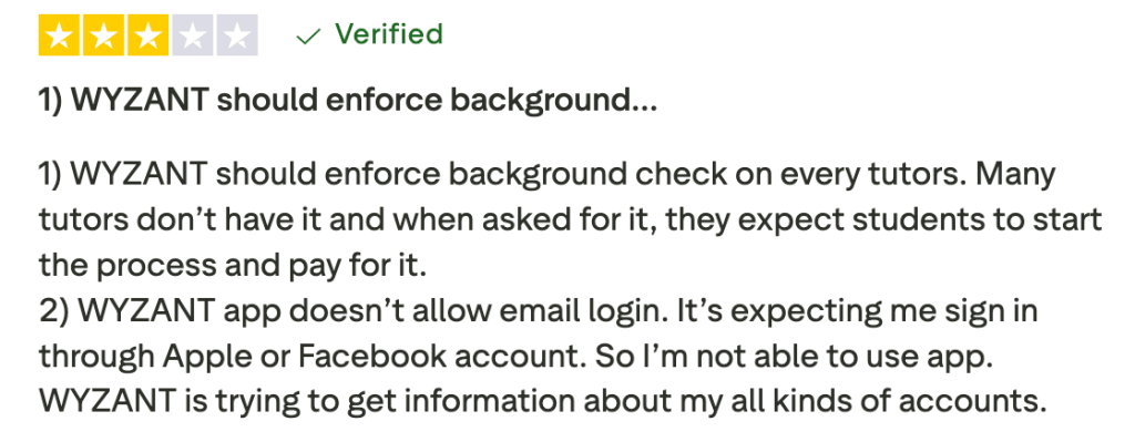 Wyzant tutoring reviews