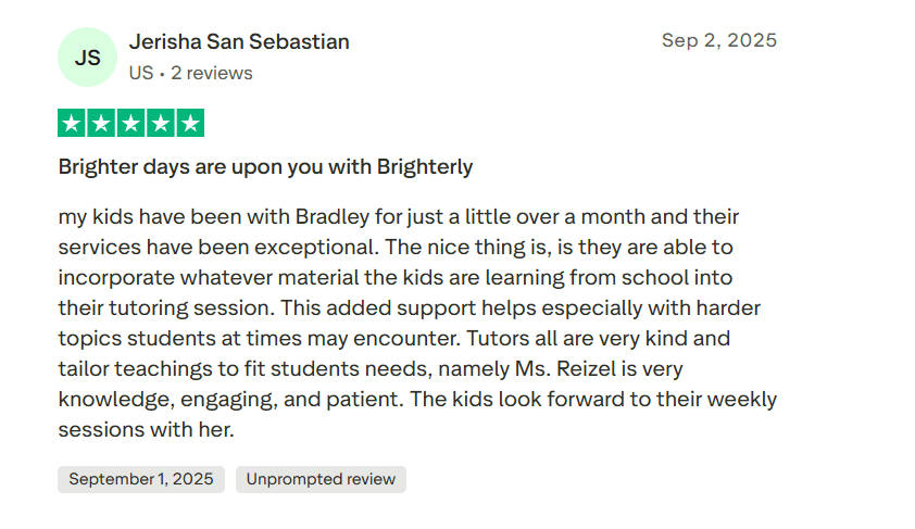 Best Brains vs Kumon vs Brighterly reviews