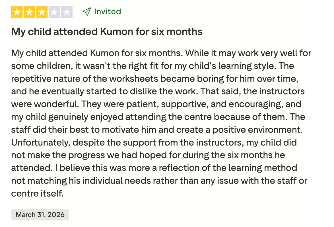 Kumon Reviews: Is the Interface Easy to Use?