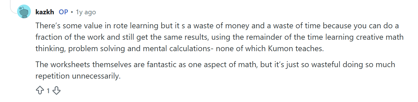 Kumon reviews: Is the interface easy to use?