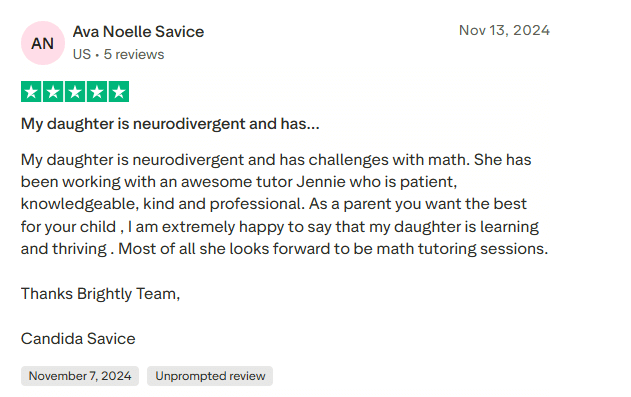 Brighterly benefits: User’s reviews