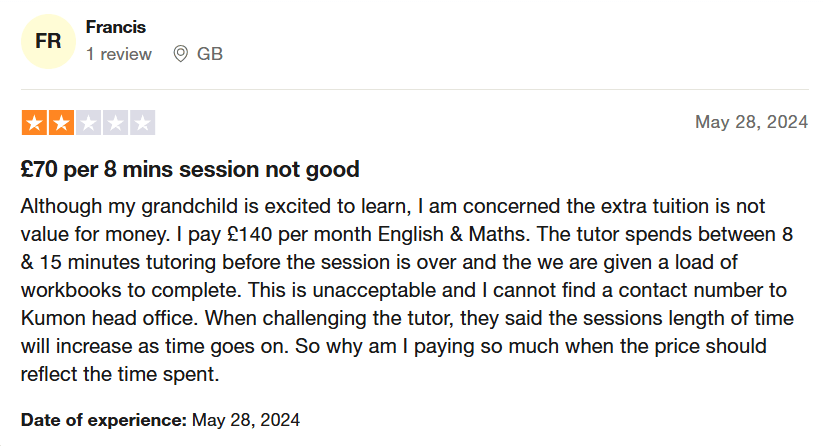 How much does Kumon cost?