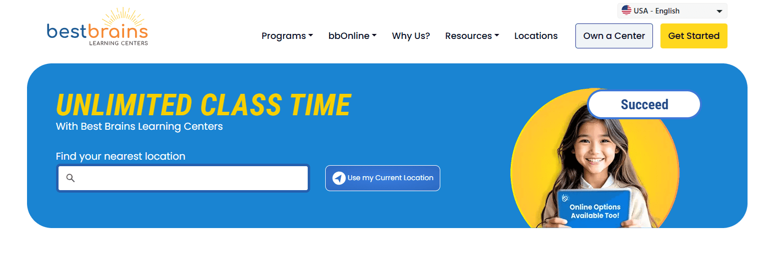 Mathnasium alternative #7: Best Brains