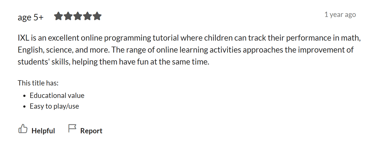What IXL Does Well