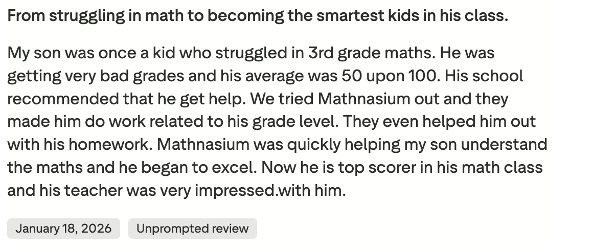 What users love about Mathnasium