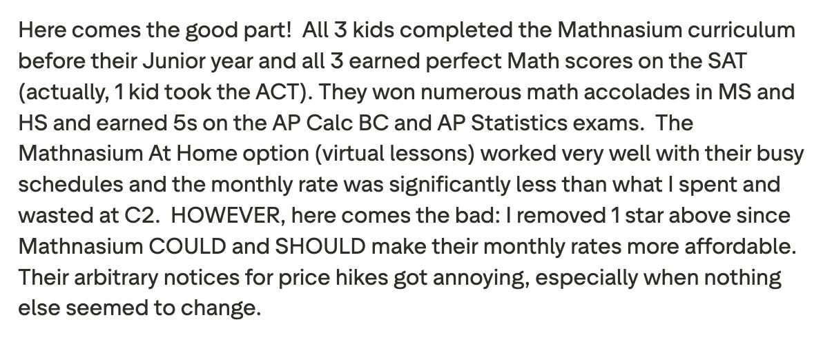 Does Mathnasium Provide Good Value for Money?