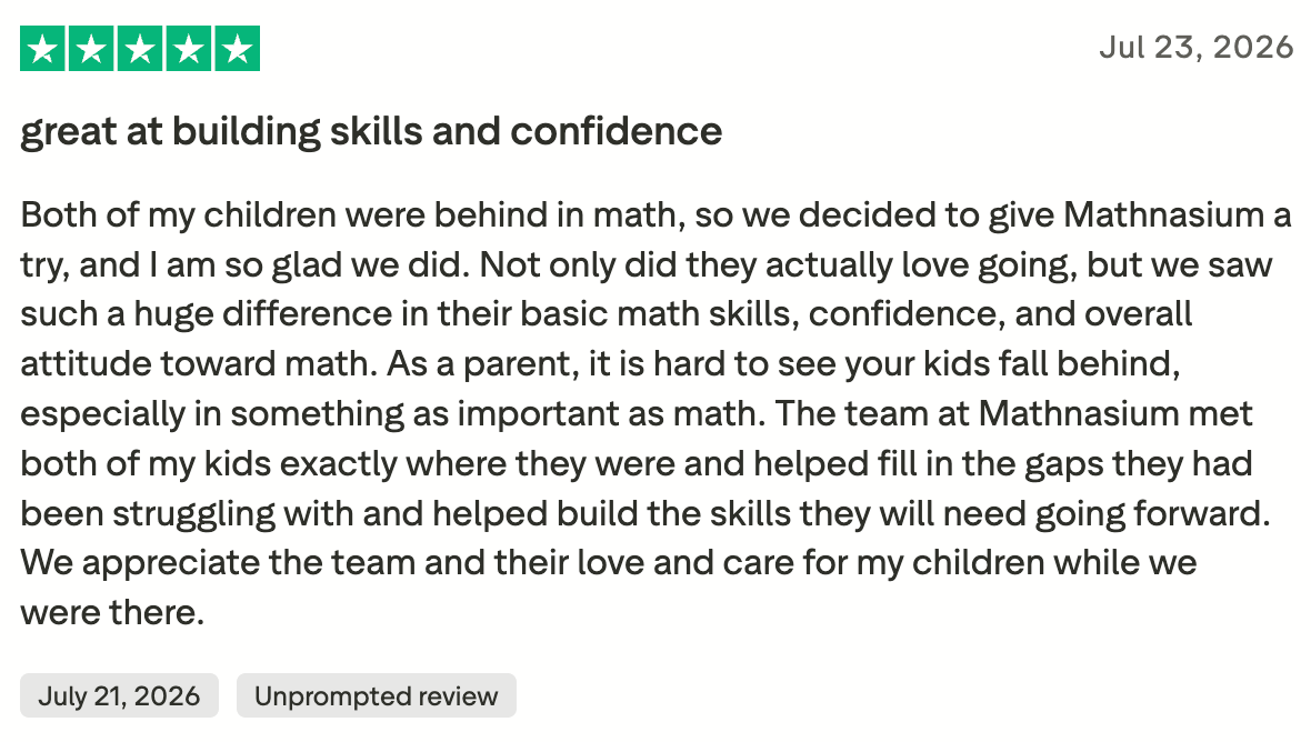 What Users Love About Mathnasium