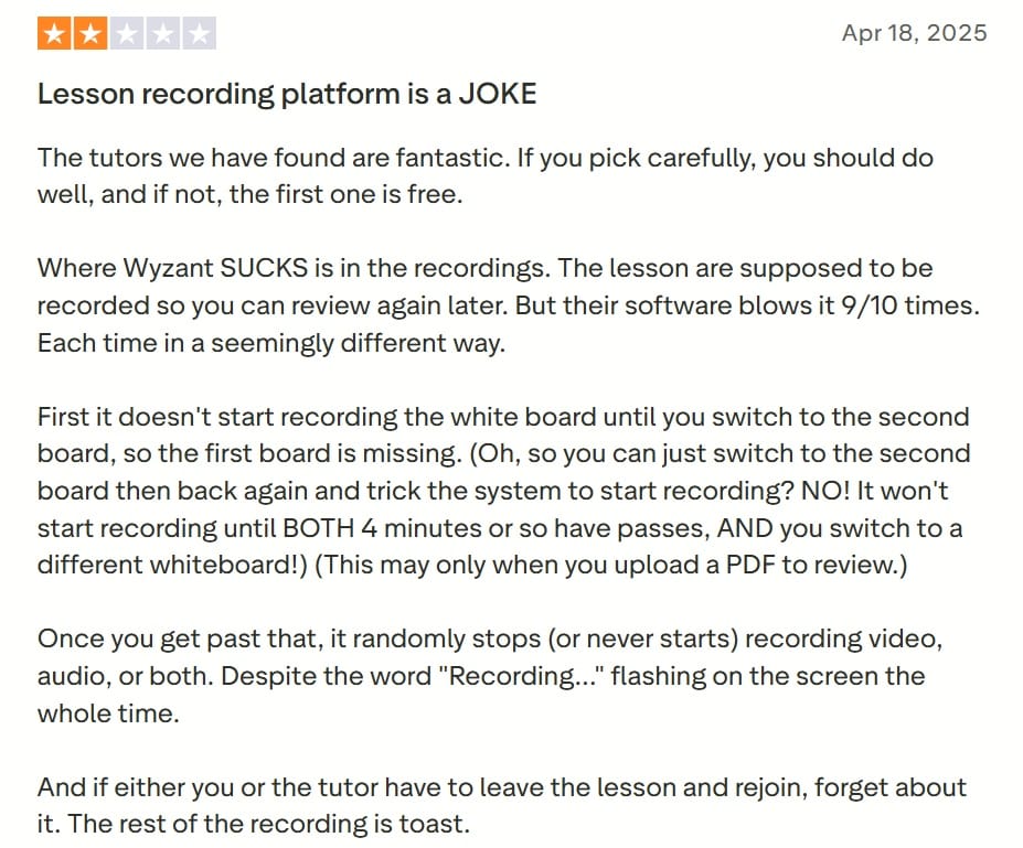 Common Wyzant Tutoring Complaints: