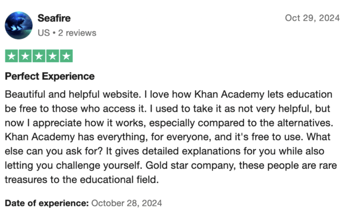 How does Khan Academy work? 