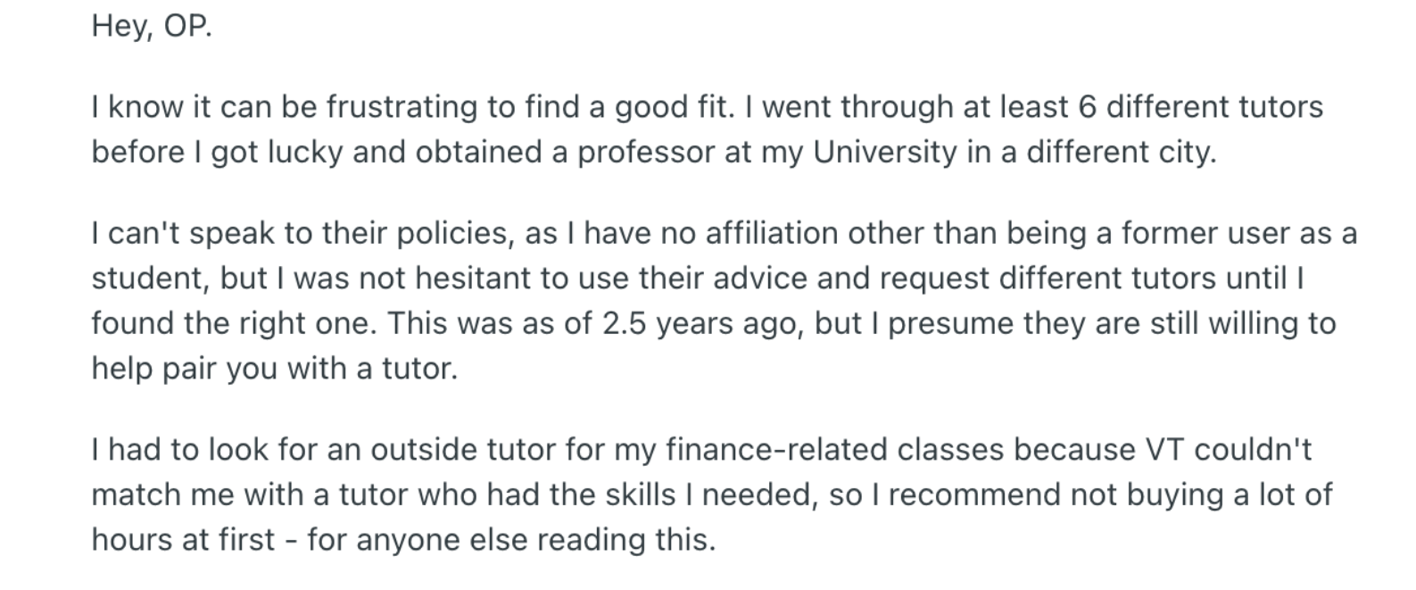 Varsity Tutors rating: Effectiveness and results