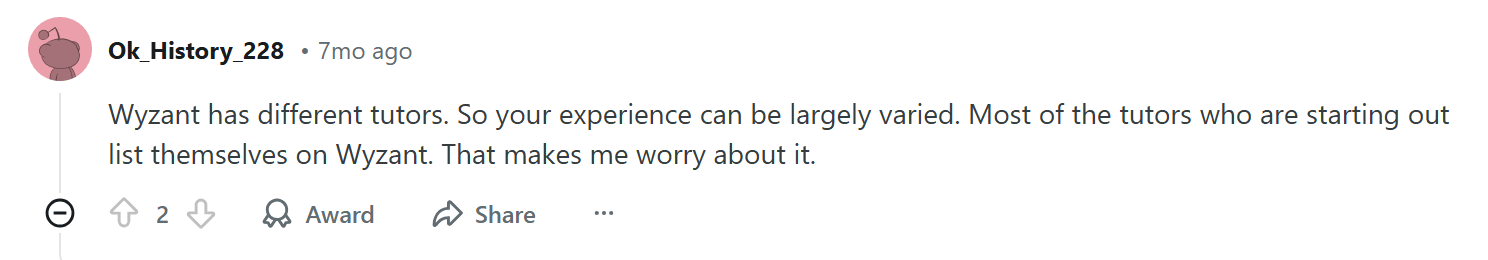 Wyzant review from users: Most popular opinions