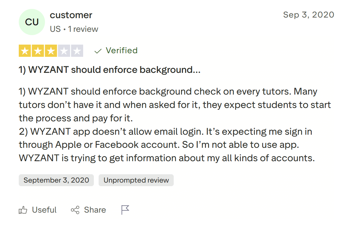What are the pros and cons of using Wyzant?