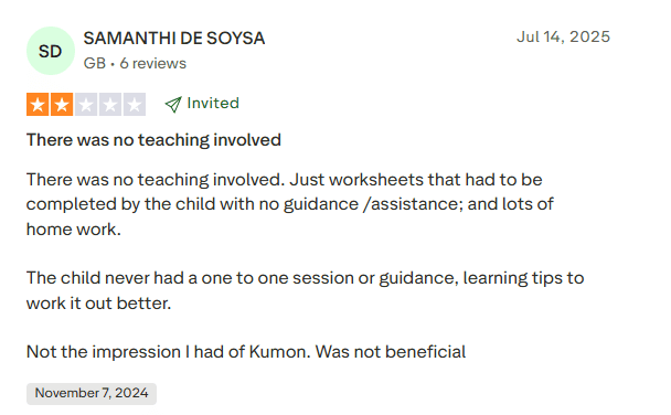 Is Kumon Reading worth it for children? Cons