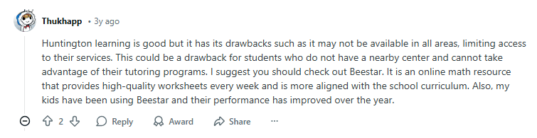 What Huntington tutoring reviews say about learning methodologies?