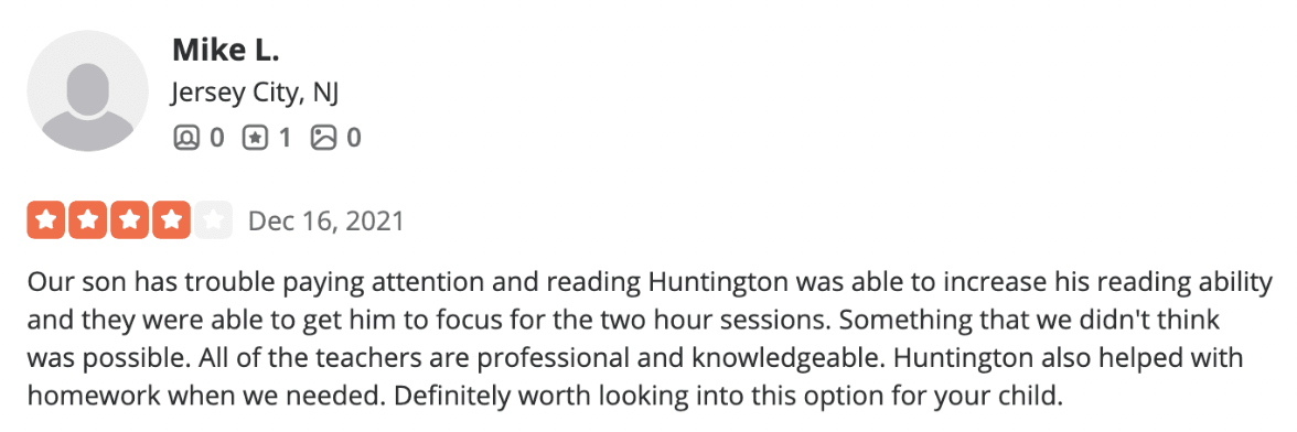Huntington Learning Center complaints