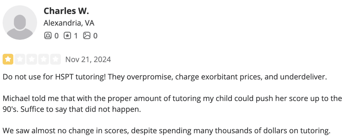Benefits according to Huntington tutoring reviews (details)