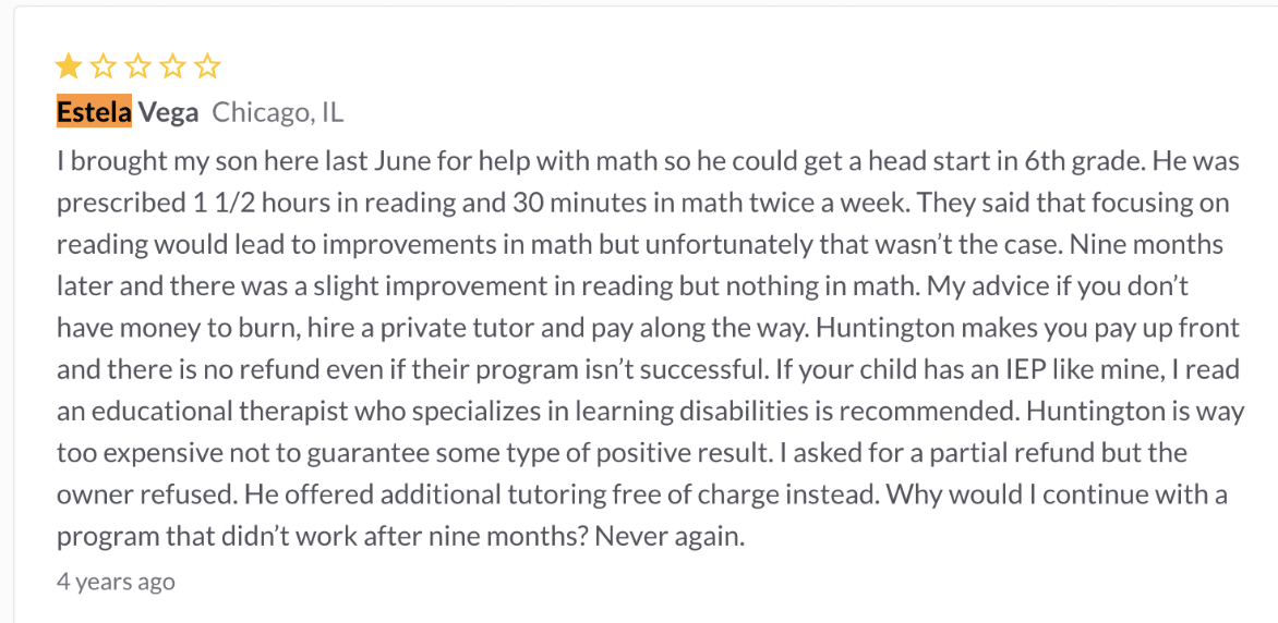Is Huntington Learning Center worth the money? Pricing