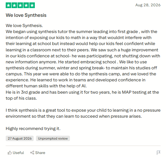 Synthesis Math Tutor Reviews: Platform’s Effectiveness