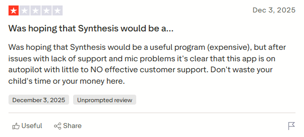 Synthesis Tutor Customer Support
