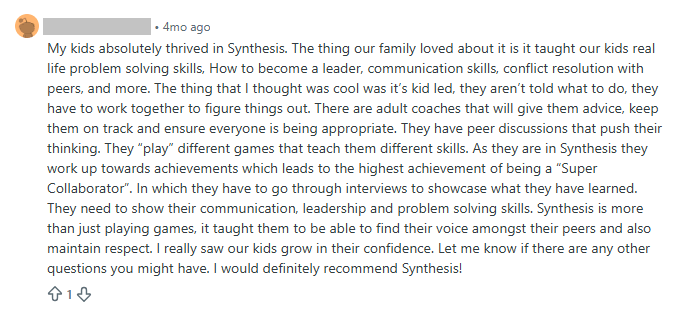 What Users Love About Synthesis Tutor