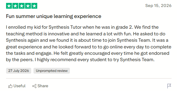 Synthesis Tutor Pros