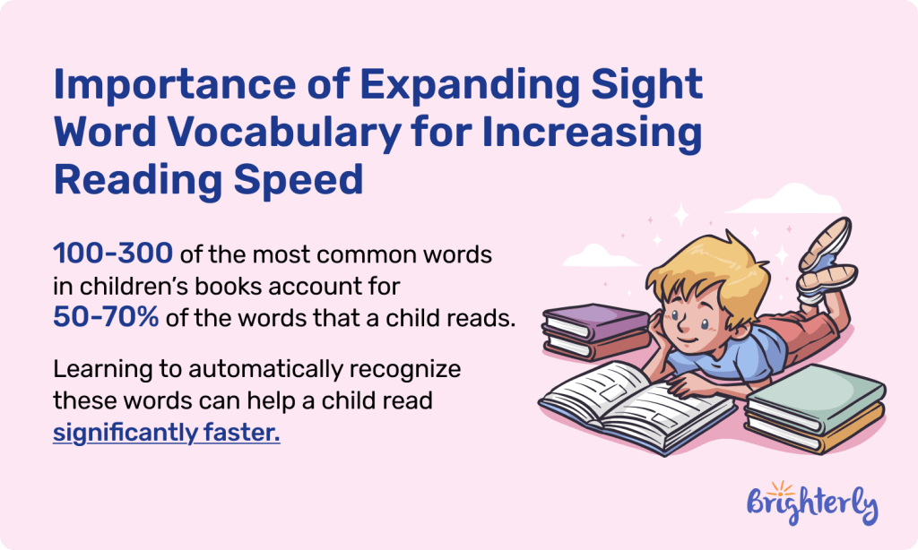 #6 Increase reading speed by building your sight word vocabulary