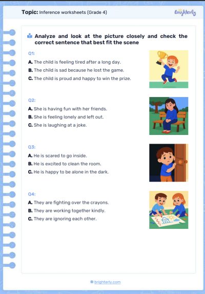 Inference Worksheets 2