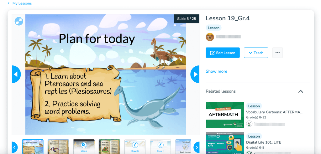 Brighterly reading & math tutoring platform: Features